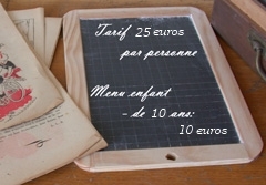 Menu : 25 euros par personne / menu enfant sur demande à 10 euros pour les moins de 10 ans. Chambres d'hotes dans le Sud Ouest de la France près de Cahors dans le Quercy. Pays de Lalbenque fief de la truffe. bed and breakfast hébergement week-end table d'hotes