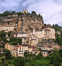 Panaroma de Rocamadour Chambres d'hotes dans le Sud Ouest de la France près de Cahors dans le Quercy. Pays de Lalbenque fief de la truffe. bed and breakfast hébergement week-end table d'hotes